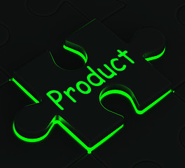 Image showing Product Puzzle Shows Stores And Shops