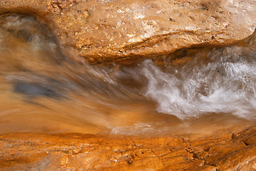 Image showing Close-up of moving water