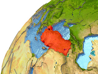 Image showing Turkey on Earth