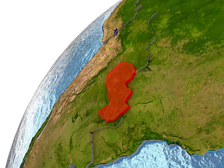 Image showing Paraguay on Earth