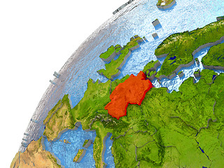 Image showing Germany on Earth