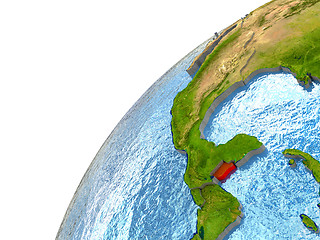 Image showing Belize on Earth