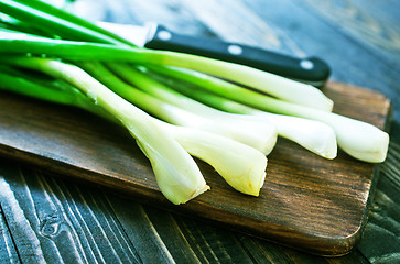 Image showing green onion