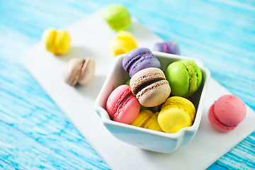 Image showing color macaroons