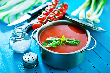 Image showing tomato soup
