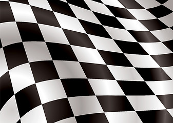 Image showing checkered flag bellow