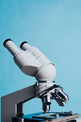 Image showing Laboratory Microscope with multiple lenses.