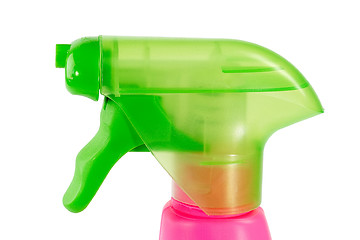 Image showing Detail from spray bottle