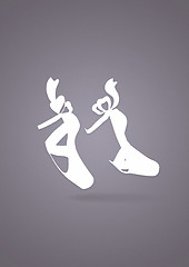 Image showing ballet dance studio symbol