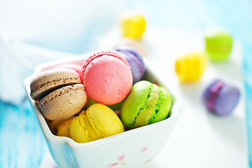 Image showing color macaroons