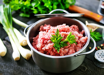 Image showing minced meat