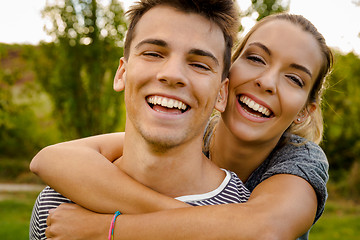 Image showing Enjoying a lovely day together