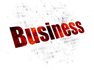 Image showing Business concept: Business on Digital background