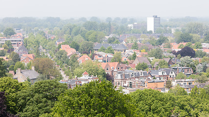 Image showing LEEUWARDEN, NETHERLANDS - MAY 28, 2016: View of a part of Leeuwa