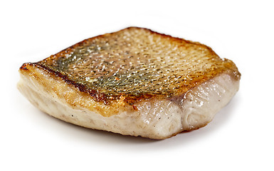 Image showing fried pike perch fillet