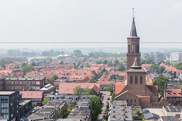 Image showing LEEUWARDEN, NETHERLANDS - MAY 28, 2016: View of a part of Leeuwa