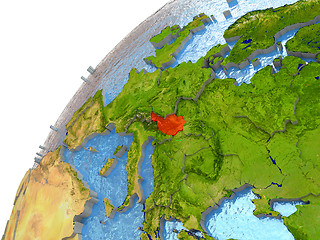 Image showing Austria on Earth