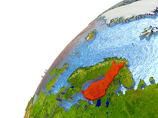 Image showing Finland on Earth