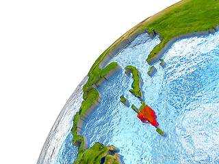 Image showing Dominican Republic on Earth