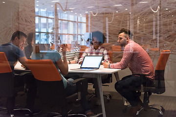 Image showing Multiethnic startup business team on meeting