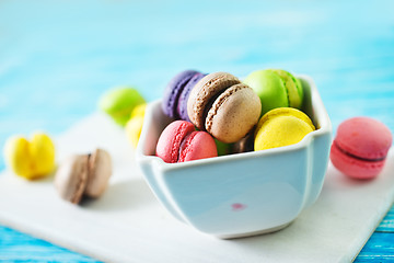 Image showing color macaroons