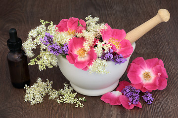 Image showing Healing Flowers and Herbs