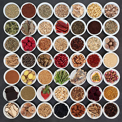 Image showing Large Selection of Aphrodisiac Food