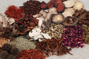 Image showing Traditional Chinese Herbs
