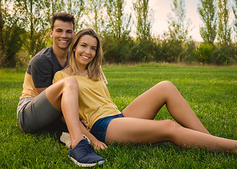 Image showing Young couple in love