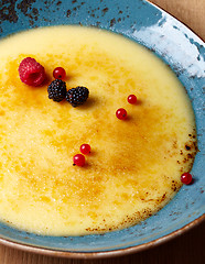 Image showing bowl of creme brule