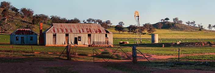 Image showing Old sheep station in Central West NSW