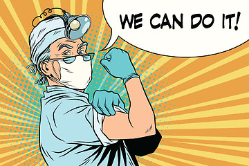 Image showing we can do it profession doctor