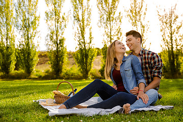 Image showing Just us and a picnic