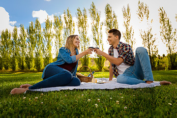 Image showing Just us and a picnic