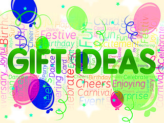 Image showing Gift Ideas Means Contemplate Celebrating And Concepts