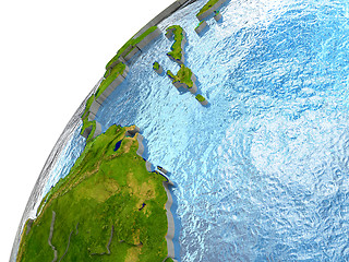 Image showing Caribbean on Earth