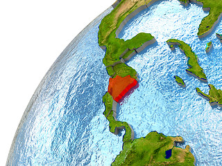 Image showing Nicaragua on Earth