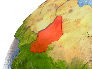 Image showing Chad on Earth