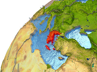 Image showing Greece on Earth