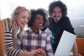 Image showing Multiethnic startup business team on meeting