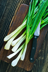 Image showing green onion