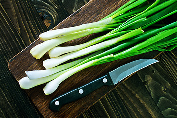 Image showing green onion
