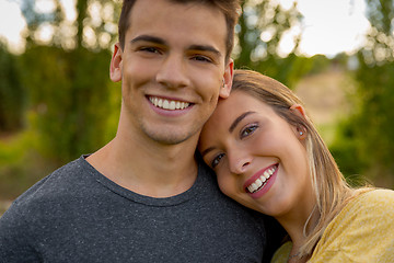 Image showing The joy of being in love