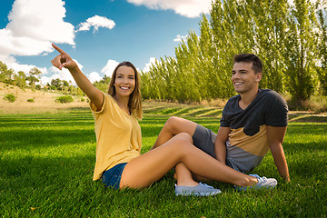 Image showing Young couple in love