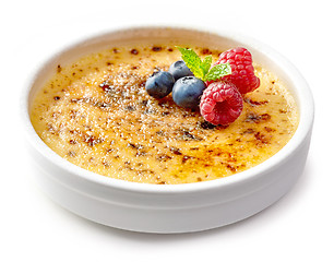 Image showing bowl of creme brule