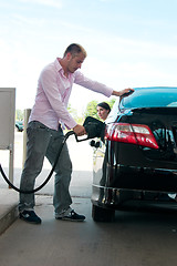 Image showing Road Trip - Pumping Gas