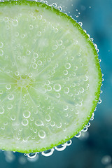 Image showing Lime refresher concept