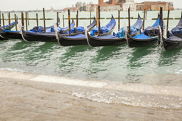 Image showing Gondola in venice in Italy