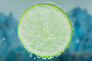 Image showing Lime refresher concept