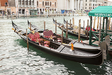 Image showing Gondola in venice in Italy